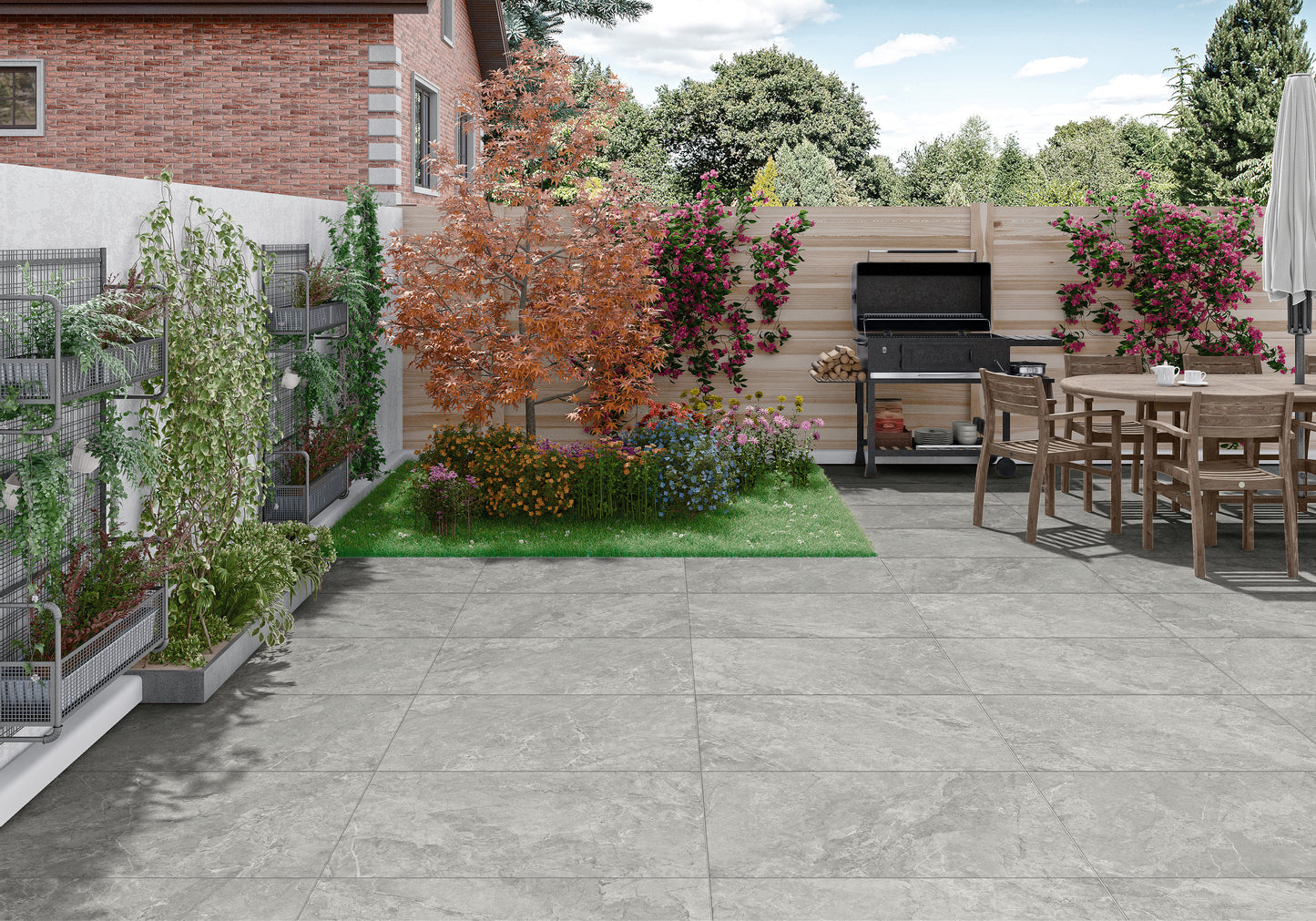 New York Grey 60x90 20mm Outdoor