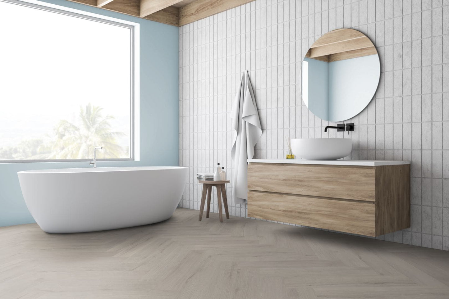 SPC Oak Greywood Plank Vinyl Floor