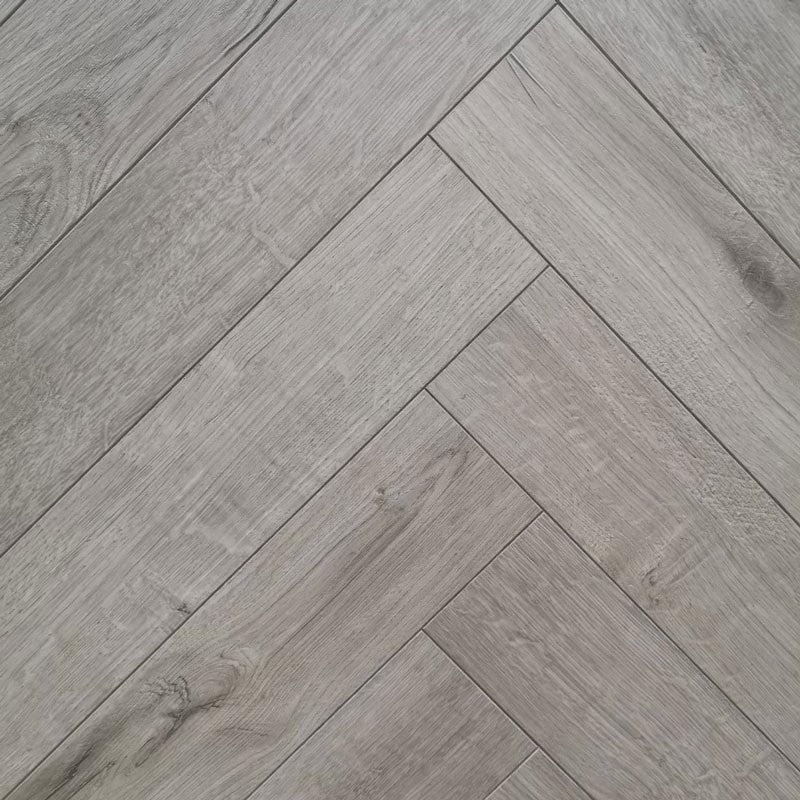 London Grey Oak Herringbone