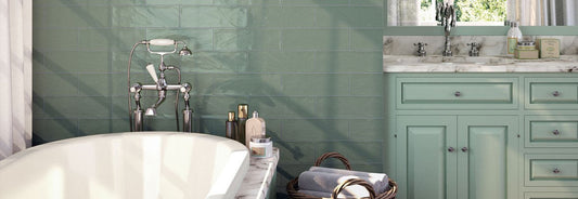 Trend watch: green tiles for your kitchen and bathroom