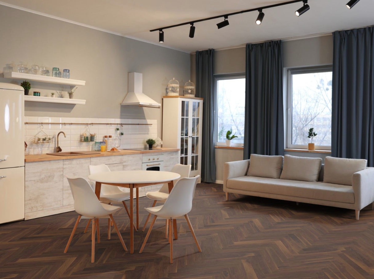 Castro Walnut Herringbone 90 0.972m²/bx