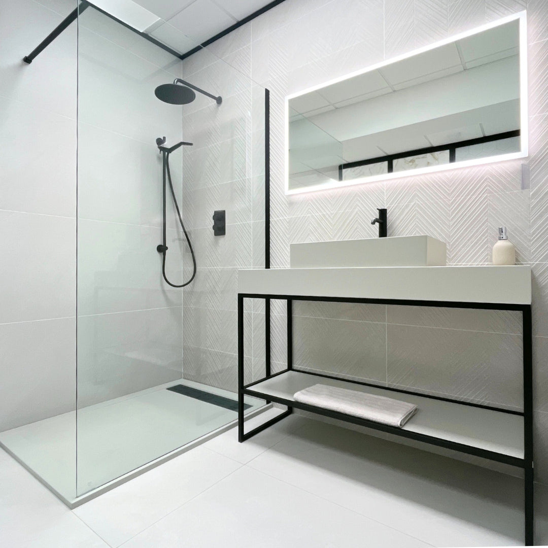 Kliff Look White Decor Rectified 30x90