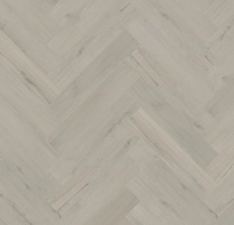 SPC Oak Greywood Herringbone Vinyl Floor