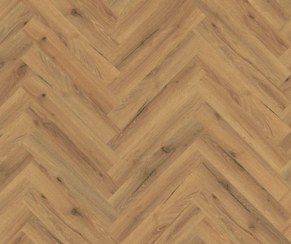 SPC Oak Ranch Herringbone Vinyl Floor