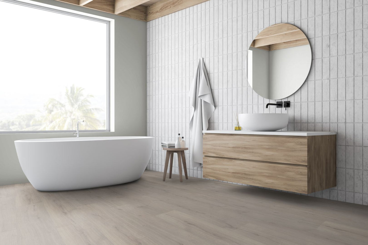 SPC Oak Greywood Plank Vinyl Floor