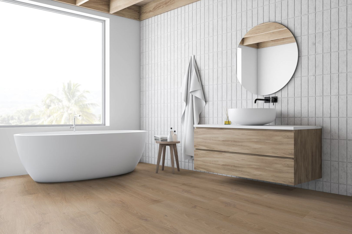 SPC Oak Sahara Plank Vinyl Floor