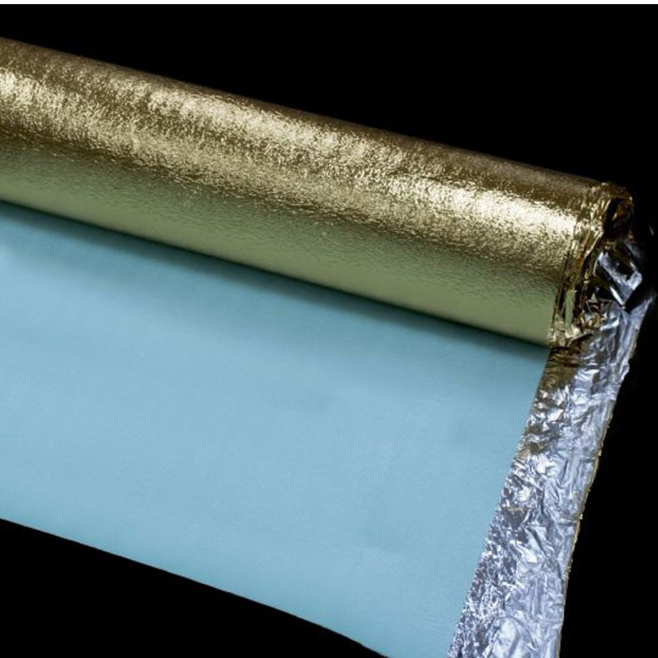 Gold Foil Underlay 3mm - (15mt roll)