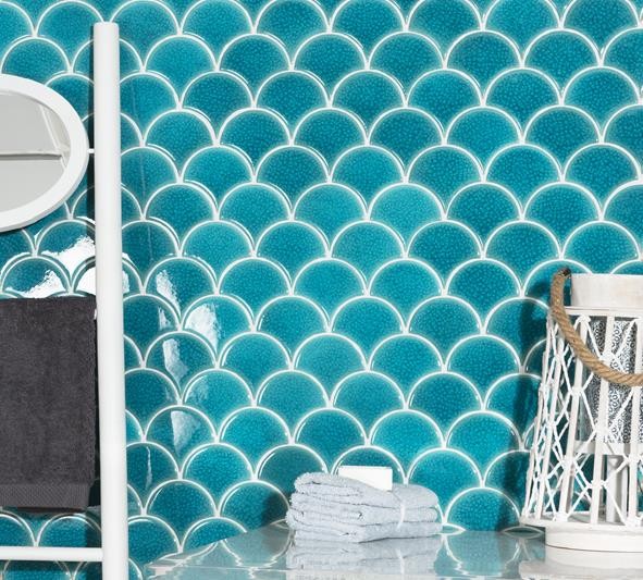 Atlantis Teal Mosaic
