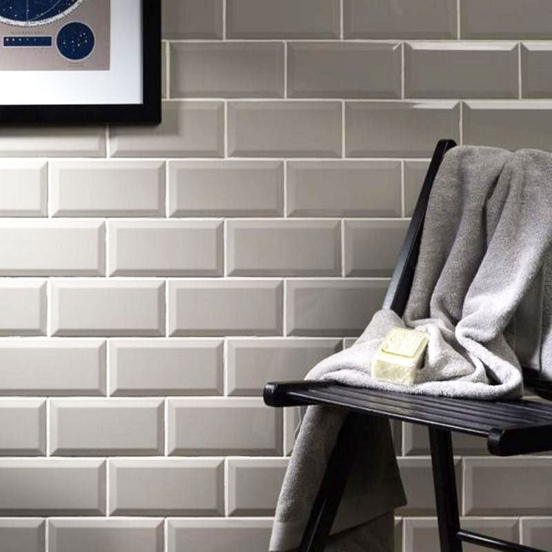 Biselado Artic Grey 10x20