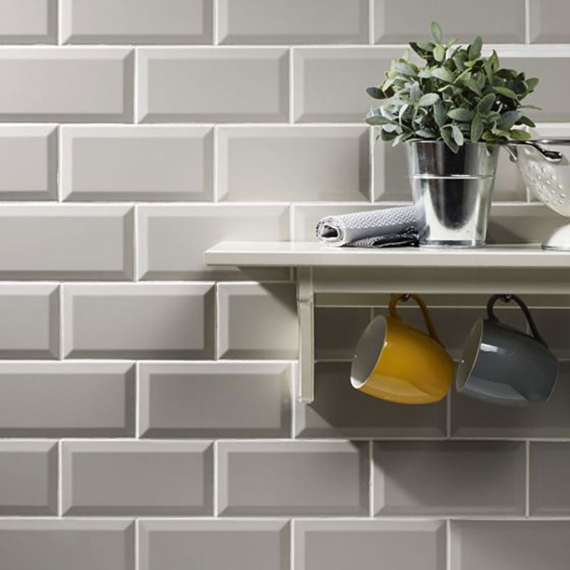 Biselado Artic Grey 10x20