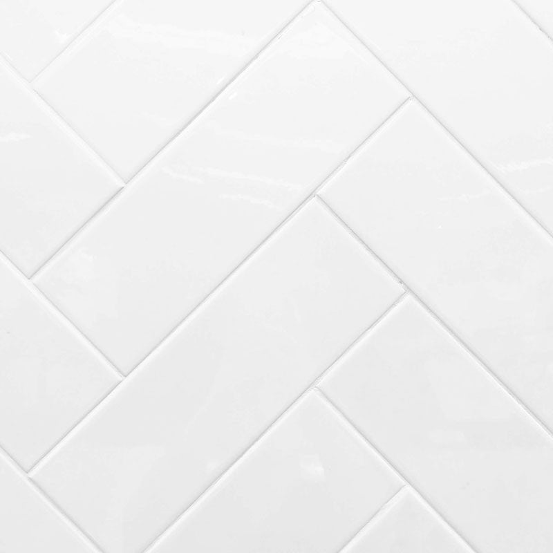 Blanco Liso Glossy 10x30