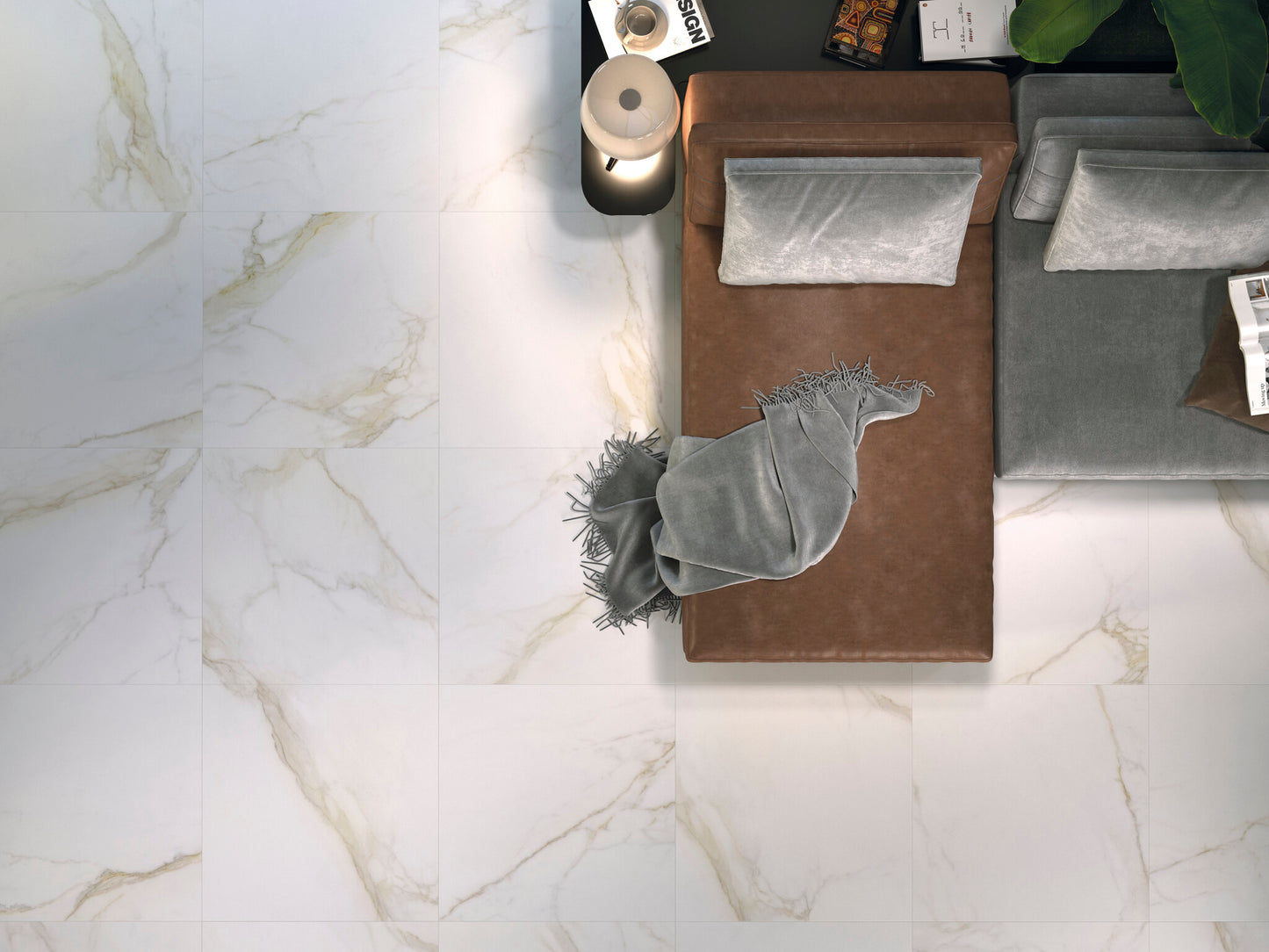 Diamond Gold 100x100 Matt, Rectified