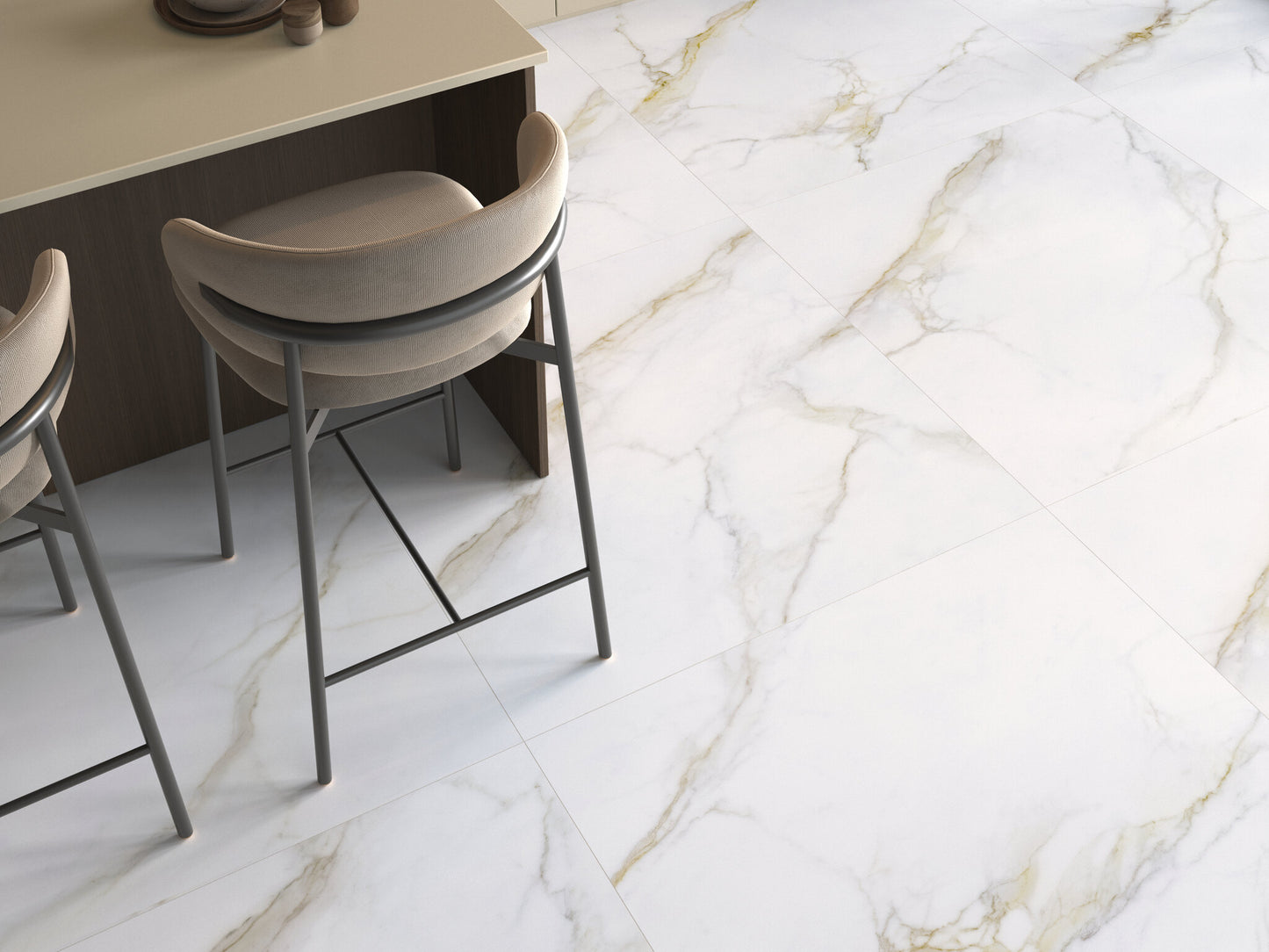 Diamond Gold 100x100 Matt, Rectified