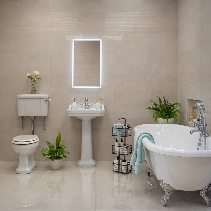 Fine Pietra White Decor 33.3x100