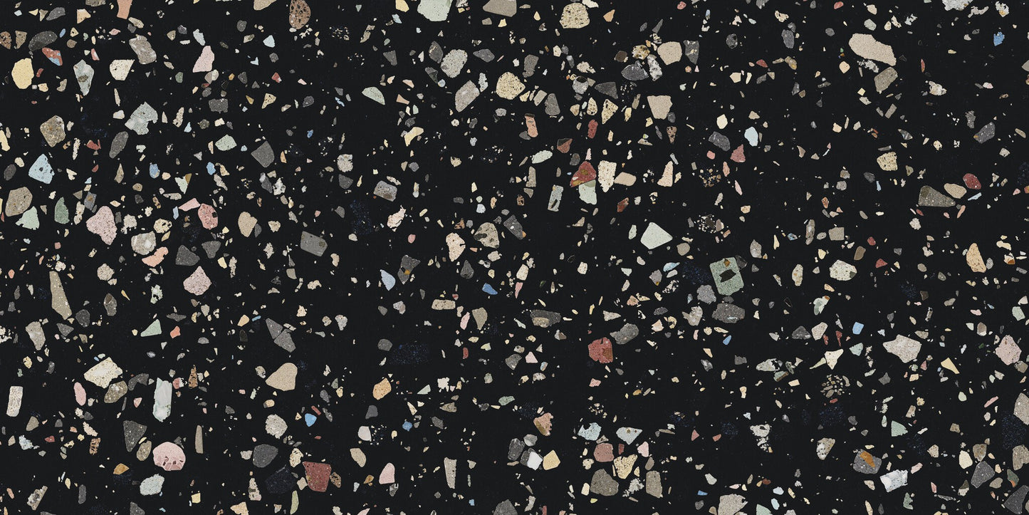 Gemstone Black 60x120 (Terrazzo Tile)