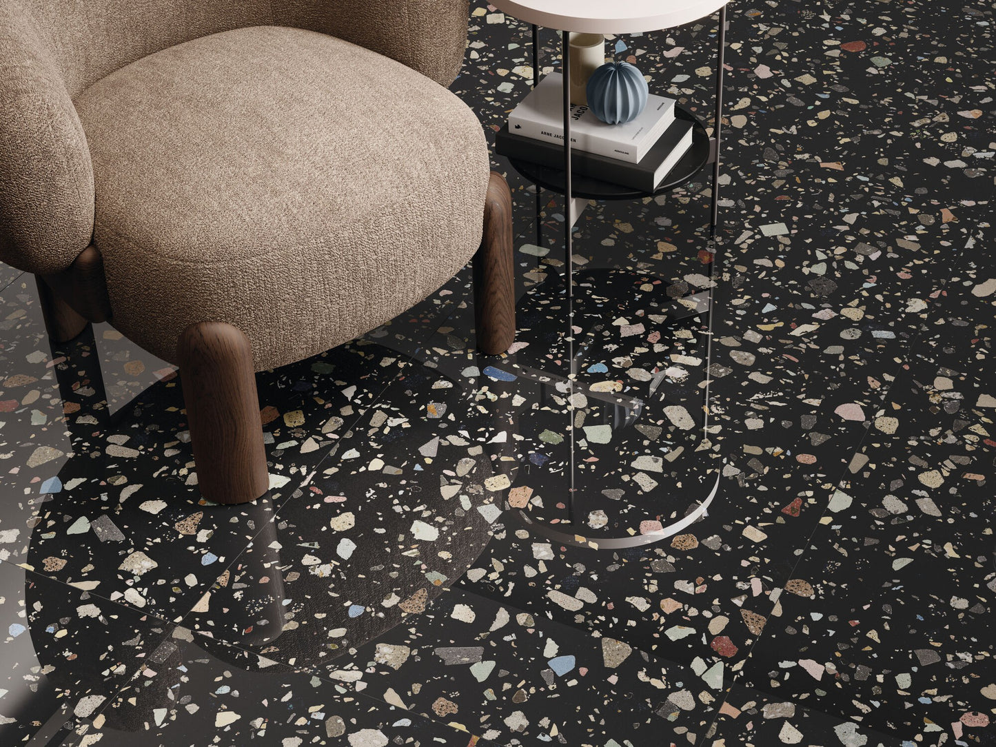 Gemstone Black 60x120 (Terrazzo Tile)