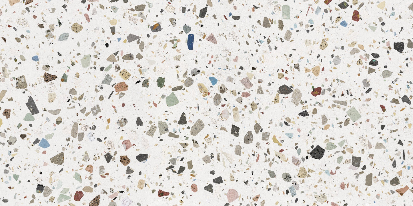 Gemstone White 60x120 (Terrazzo Tile)