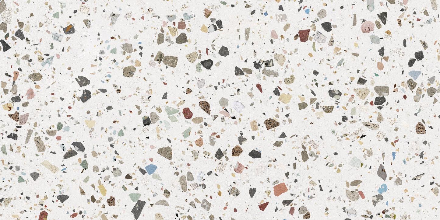Gemstone White 60x120 (Terrazzo Tile)