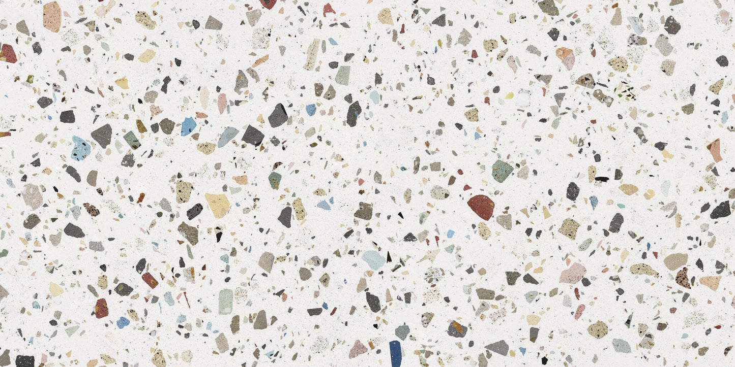 Gemstone White 60x120 (Terrazzo Tile)