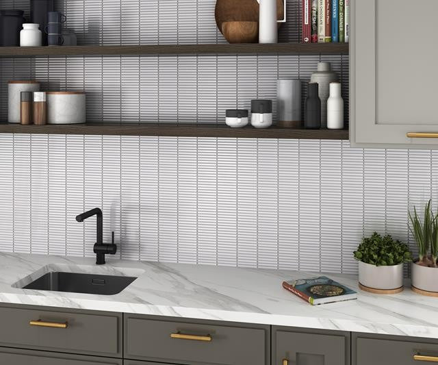 Linea White Mosaic