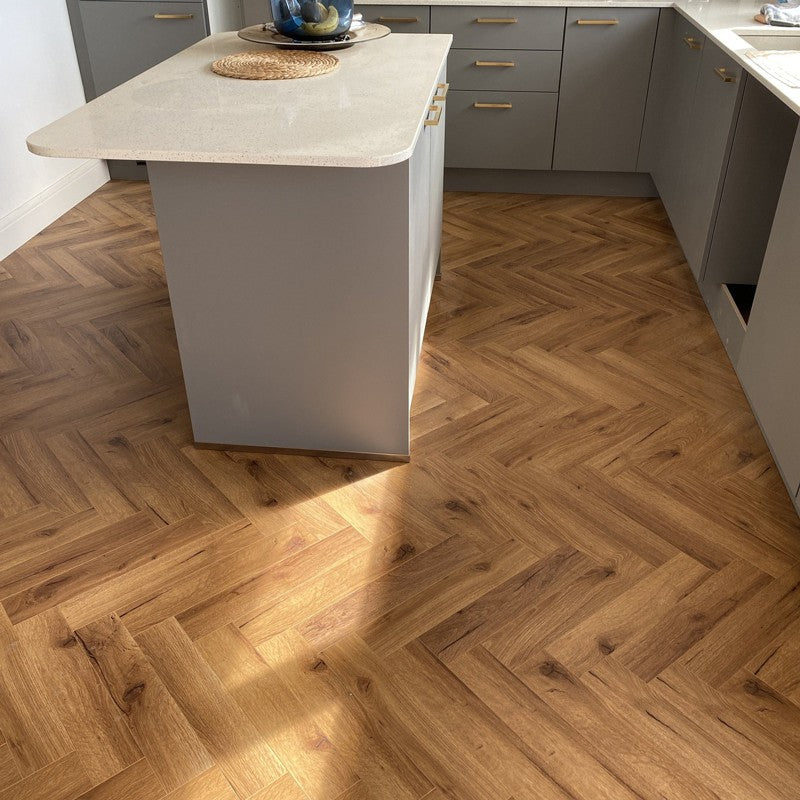 Paris Oak Herringbone
