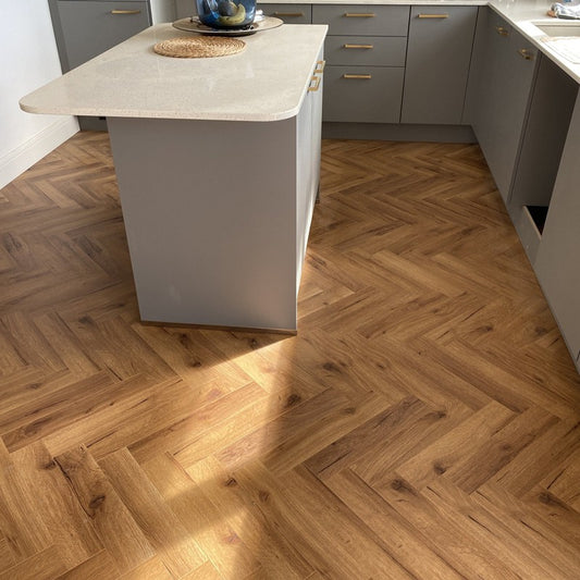 Paris Oak Herringbone