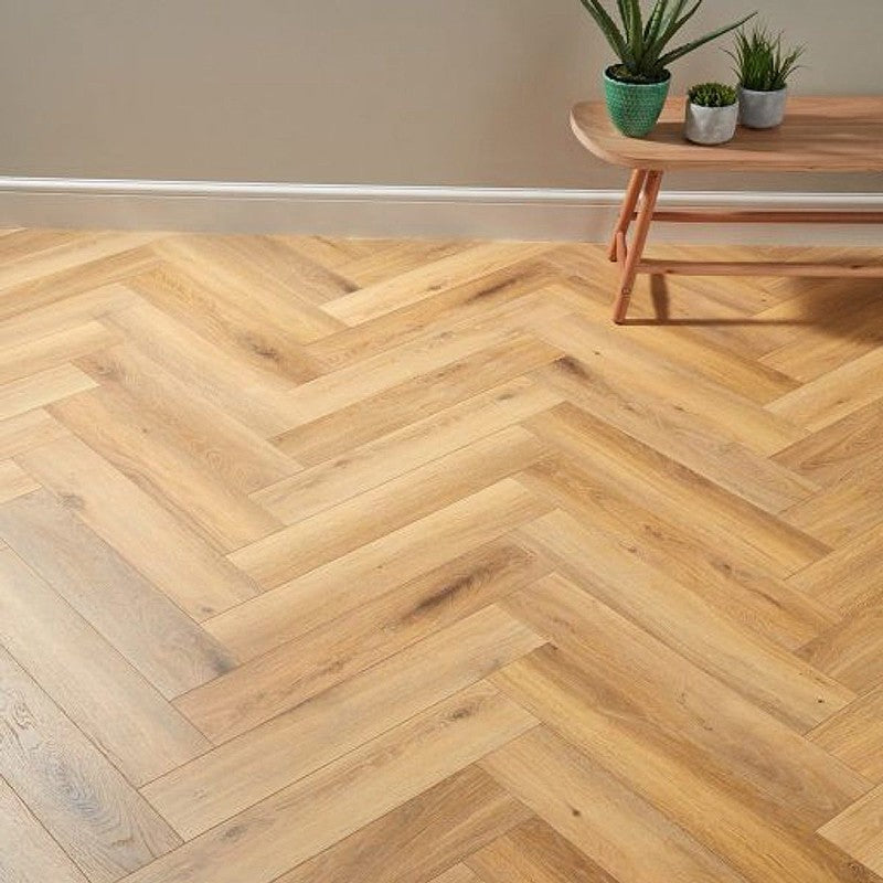 Oak Robust Natural Herringbone
