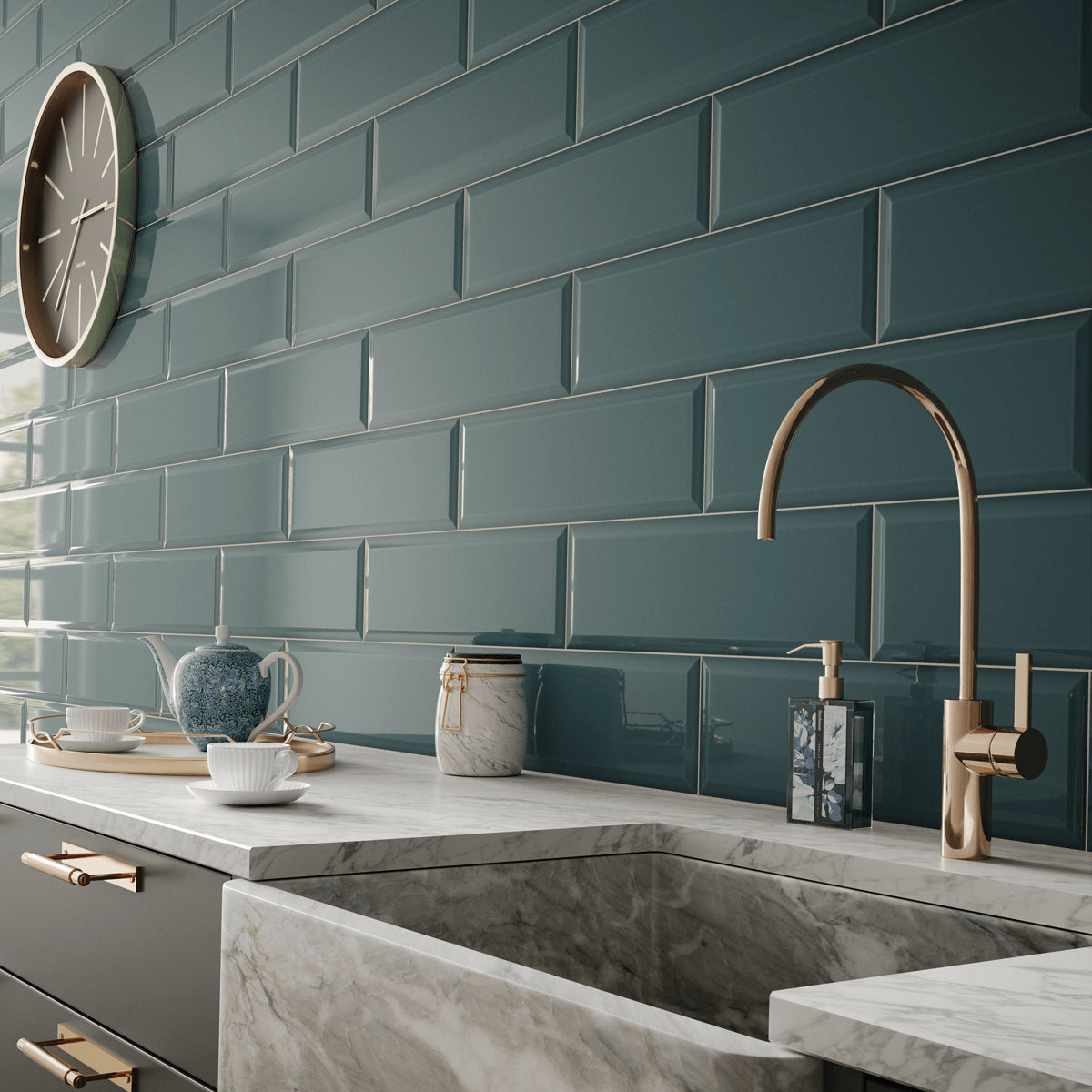 Oil Biselado Glossy 10x30