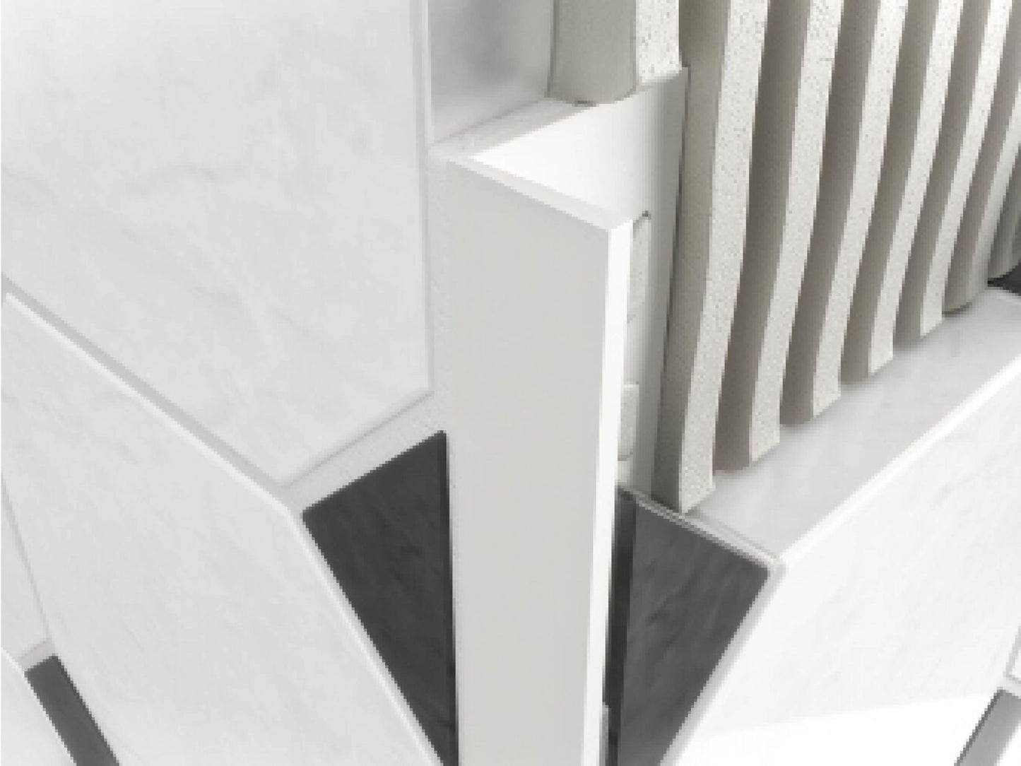 Pvc Straight Edge White