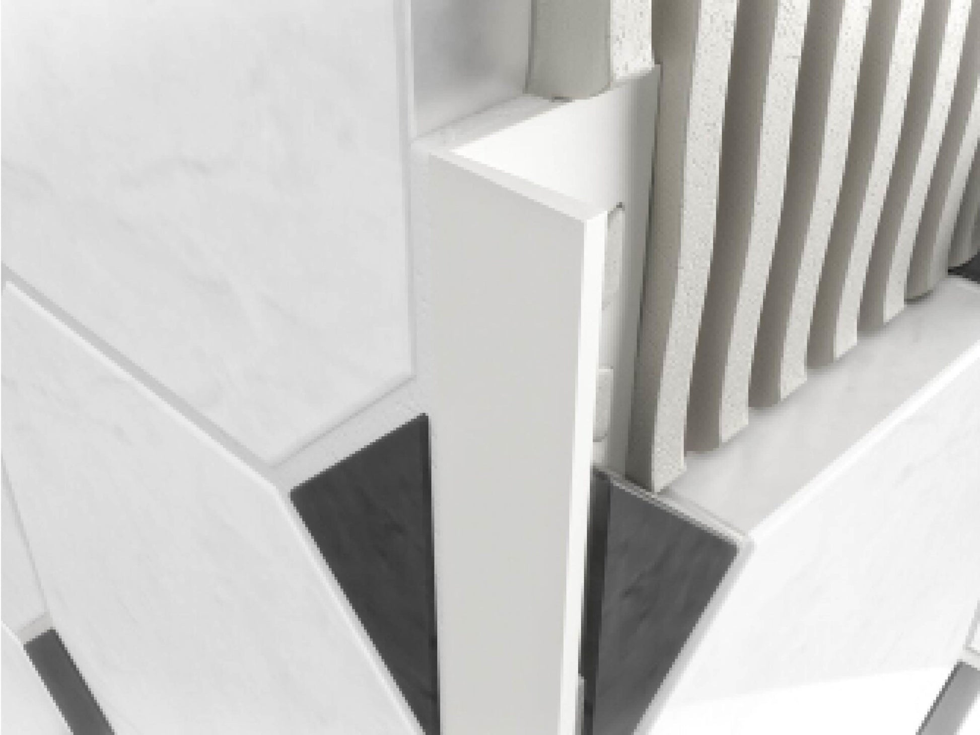 Pvc Straight Edge White