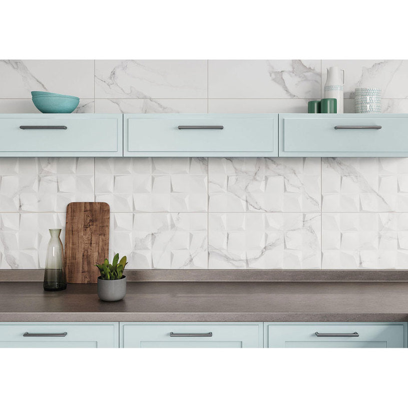 Pune Cuadros Blanco mosaic 30x60