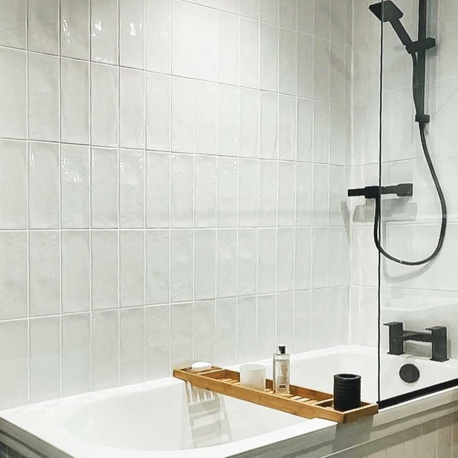 Rustico Blanco Brillo 7.5X30