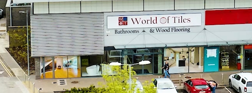 World of Tiles Cork Store showroom