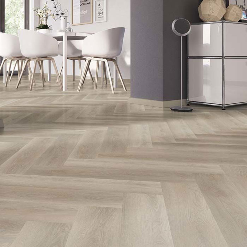 Warm grey herringbone laminate flooring is a top trend this year. Buy online or in stores from Ireland's leading merchant. 
