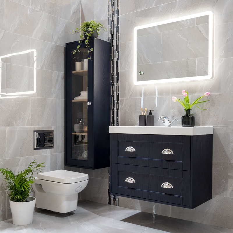 Bathroom storage is an essential for cutting the clutter and making small bathrooms look bigger. Buy online or in stores at Westmeath, Limerick, Dublin, Kerry and Cork, Ireland.